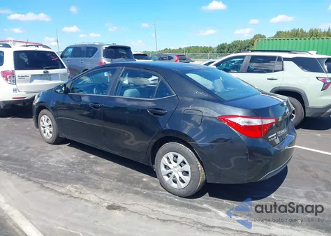 2016 Toyota Corolla L z USA, uszkodzony, nr VIN 2T1BURHE5GC485351